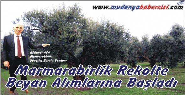 Marmarabirlik Rekolte Beyan Almlarna Balad